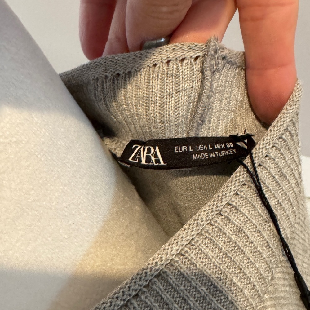 Zara Gray Mini Dress - Picture 3 of 4